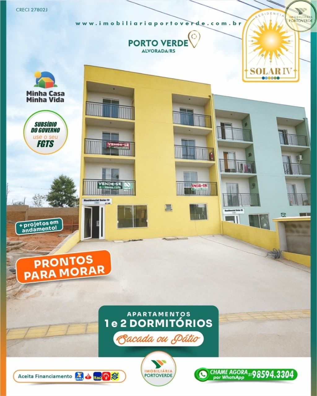 Apartamento de 2 dormitórios · Portoverde